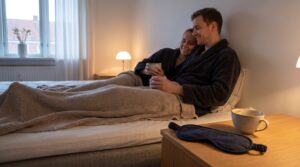 Omsorgsfuld aftercare efter en intens BDSM-situation