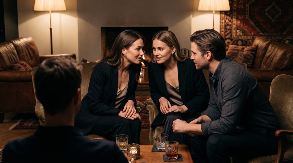 Voksne i et socialt fetish-community